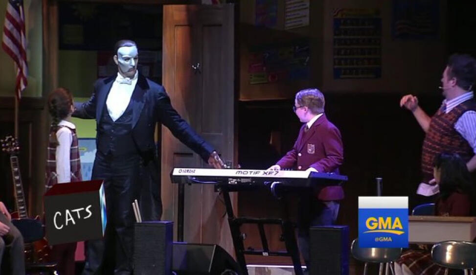 Andrew Lloyd Webber Mashup on Good Morning America - Jeremy Stolle