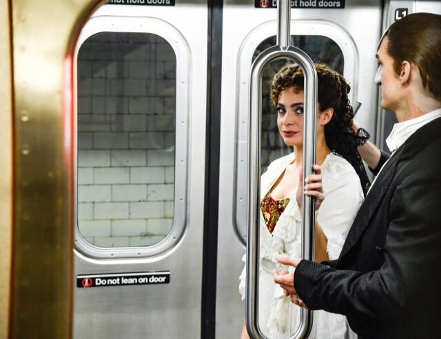 "The Only Sure Way to Make It to Broadway" Photoshoot - Paul A. Schaefer, Julia Udine